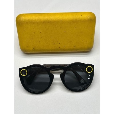 Snapchat Spectacles 1.0  Sunglasses Black with Case - Designed By Snap Inc