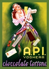 API Voghera Cioccolato Torrone – Italian Chocolate (Stretched Canvas) FREE SHIPP