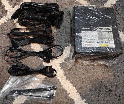 New Corsair RM750x 750W Fully Modular ATX Power Supply PSU w/ Cables - No Box