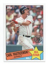 2020 Topps Carl Yastrzemski 1985  35th Anniversary All-Stars  Red Sox 85AS-7