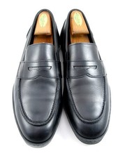 Allen Edmonds "RANDOLPH" Leather Penny Loafer Sneakers 10 D Black DISCONTD(734N)