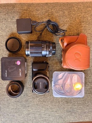 Sony NEX-3N Mirrorless Camera with SEL16F28 Lens and Accessories Bundle