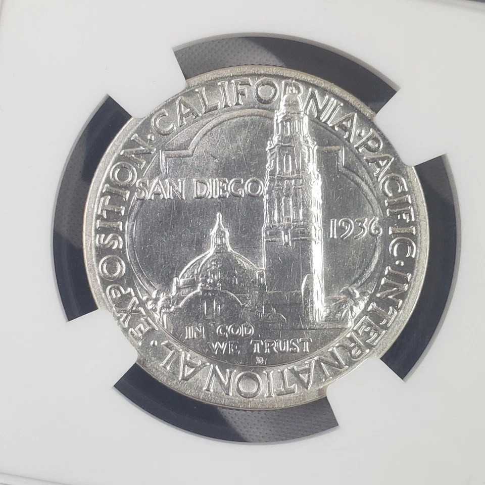 NGC MS62 1936-D US San Diego Commemorative - NGC Graded! Fantastic Eye Appeal! - Image 3 of 4