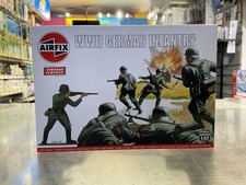 Airfix WWII German Infantry Model Soldiers 1:32 Scale Unpainted Plastic Figures