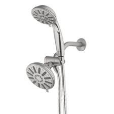 Glacier Bay 6-Spray 5 in. Dual Wall Mount Fixed and Handheld Shower Head 1.8 GPM