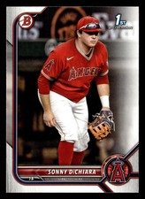 Sonny DiChiara 2022 Bowman Draft 1st RC #BD-16 Los Angeles Angels ROOKIE *004