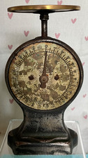 Early 20th Century Iron & Brass Postal Scale. Salter