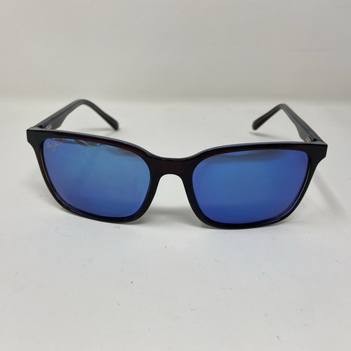 MAUI JIM WILD COAST MJ-756-26C BROWN/BLUE W/ BLUE POLARIZED MIRROR LENS -X64