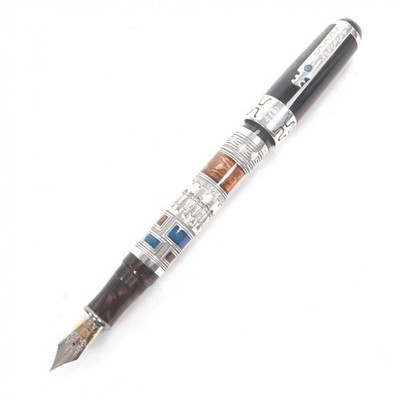 Near Montegrappa Vintage LE 2000 Human Civilization SV925 18K Medium