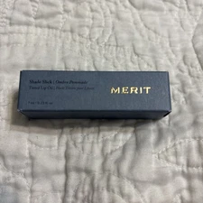 MERIT Shade Slick Tinted Lip Oil - PINK BEET- Full Size 0.23oz NEW