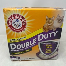 Arm Hammer Double Duty Scented Clumping Cat Litter, 14 lb