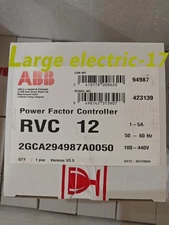 NEW ABB RVC-12 Latest power factor controller Expedited Shipping 1-Year Warranty