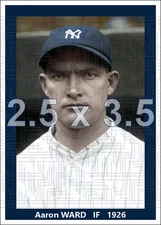 Aaron Ward - 1926 New York Yankees - choose a style - colorized print