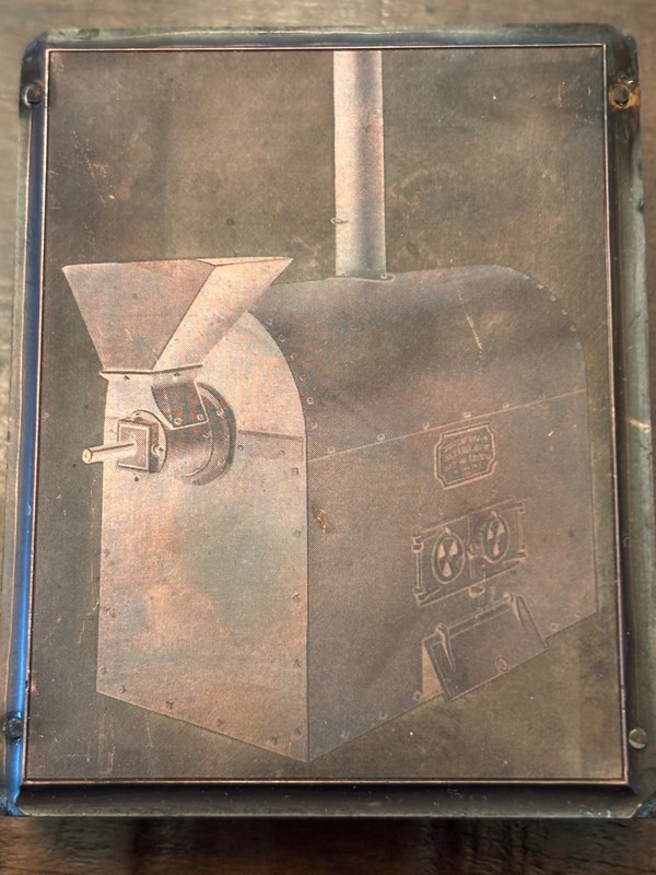 Antique Fitz Water Wheel Company Grain Dryer Roaster Hanover PA Printers Block