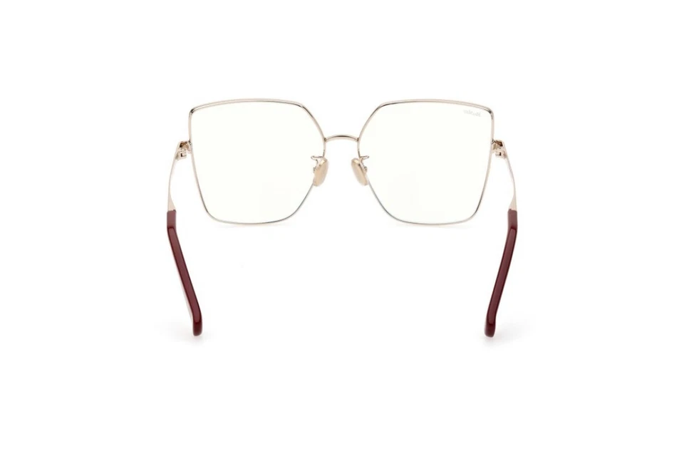 Marco óptico de metal rojo Max Mara MM5073-H-B 068 60-15-140 azul RX Foto 3 de 4