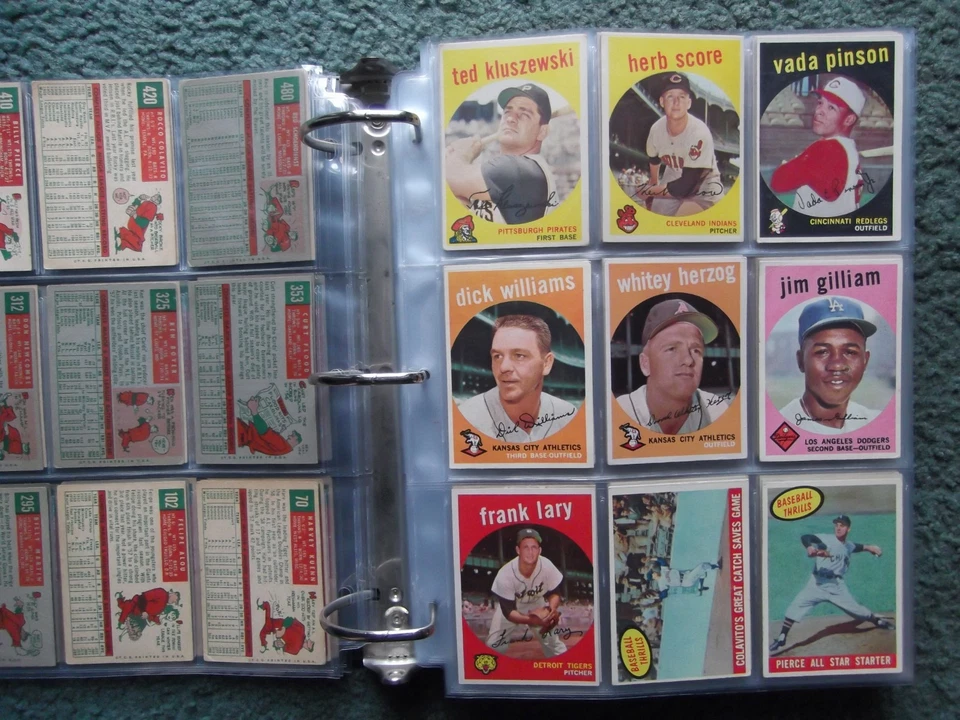 1959 TOPPS BASEBALL NEAR COMPLETE SET LOT(437/572)w/STARS,RC's,HOF,HIGH-NUMBERS - Image 4 of 4
