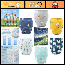 Cotton Absorbent Potty Training Pants for Toddlers  Reusable  Comfortable