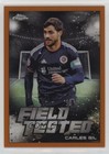 2022 Topps Chrome MLS Field Tested Orange Refractor 9/25 Carles Gil #FT-16 13iq