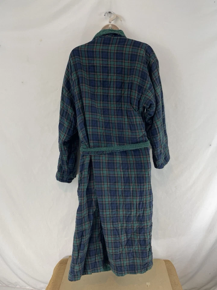 Bata de algodón Victorias Secret auténtica Country P/S a cuadros 2 capas de felpa turca Foto 4 de 4