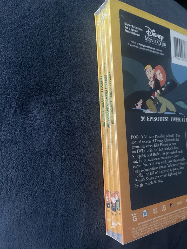 Kim Possible: The Complete Second Season 2 DVD, Disney Movie Club Exclusive✨ - Image 4 of 4