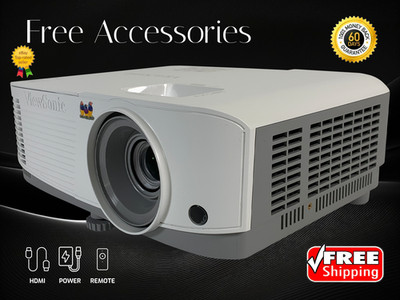 ViewSonic PG603W DLP Projector 3600 Lumens Full HD 3D 16:10 (WXGA) 10W Speakers 