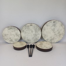 Remo 8",10",12",14",16" Fiberskyn Frame Drums Set 5x-Piece HD-8500-06 Pack World