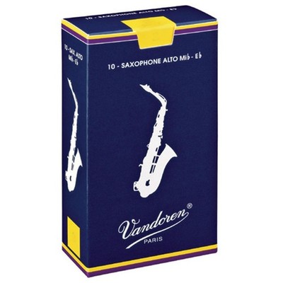 Vandoren Alt Sax Classic blue Blatt 10er Pack Stärke 2