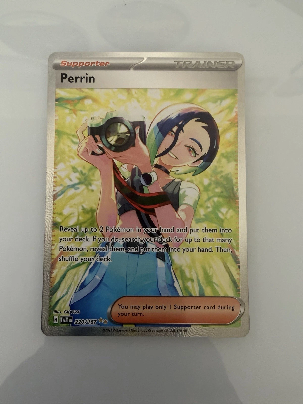 Perrin - Twilight Masquerade #220 Price & Value ($166.63) | PokeScope