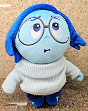Disney Pixar Inside Out 2 Sadness Plush 10" Toy Doll Figure Blue Emotion Movie