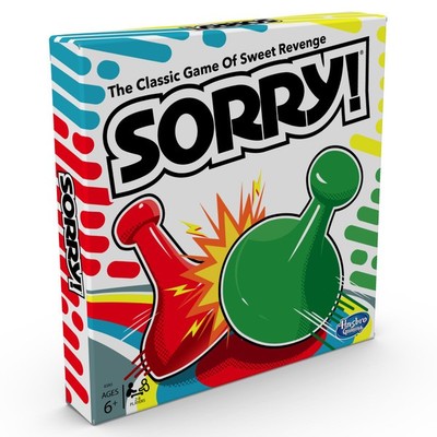 Sorry Game Board Game By Hasbro