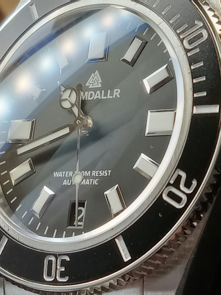 Heimdallr NH35 Auto H28 Ceramic Bezel Sapphire SS 200M [Date