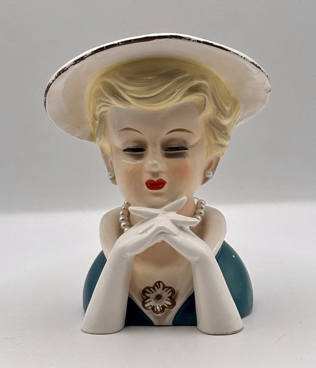 Lady Head Planter Indiana Napco Collectibles for sale | eBay