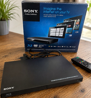 Sony BDP-S185 Blu-ray/DVD Player Schwarz USB Internet/Media-Streamer mit FB OVP