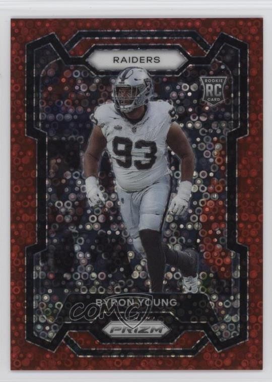 Byron Young Panini Prizm #355 No Huddle Red