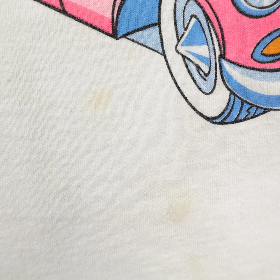 Винтажная женская рубашка Disney XL увеличенный укороченный топ Mickey Mouse классика 90-х - Изображение 3 из 4