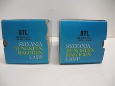 Lot of 2 NEW Sylvania Tungsten Halogen BTL 500W 120V 3050 K Large Box Lamp Bulb