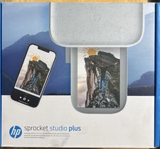 HP Sprocket Studio Plus Wi-Fi Portable 4x6” Photo Printer (HPISPS4X6).. FREE S&H