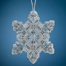 Wichelt Imports, Inc. Crystal Snowflake Ornament Counted Cross-Stitch Kit