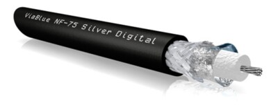  Viablue NF-75 Silver /  HighEnd Digitalkabel 75 Ohm / koaxial / Meterware 