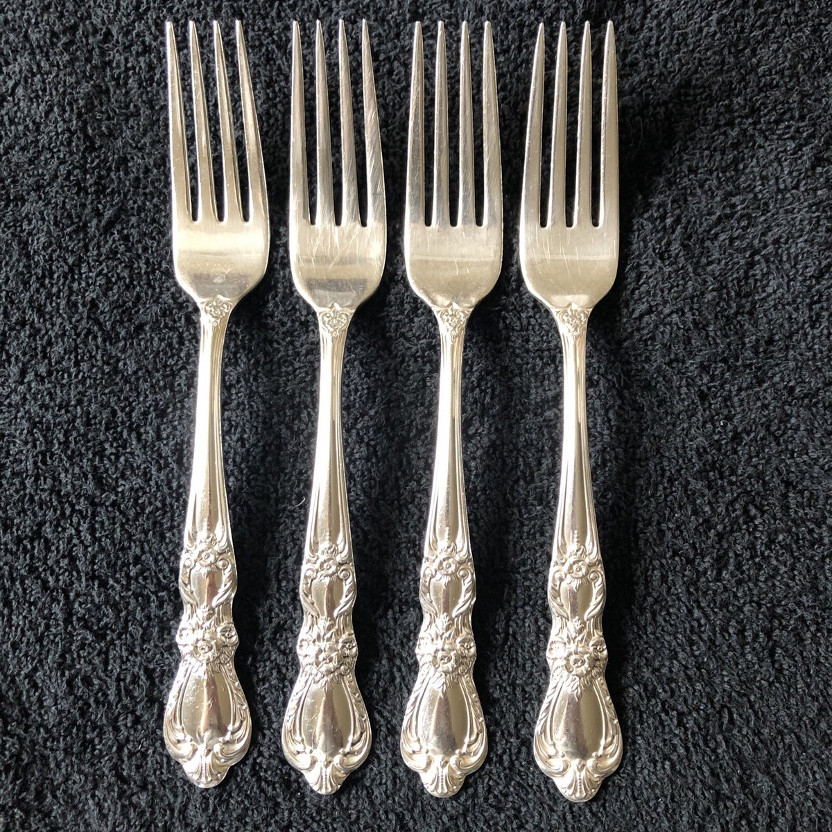 Set of Vintage c 1953 HERITAGE 1847 Rogers Silverplate Dinner