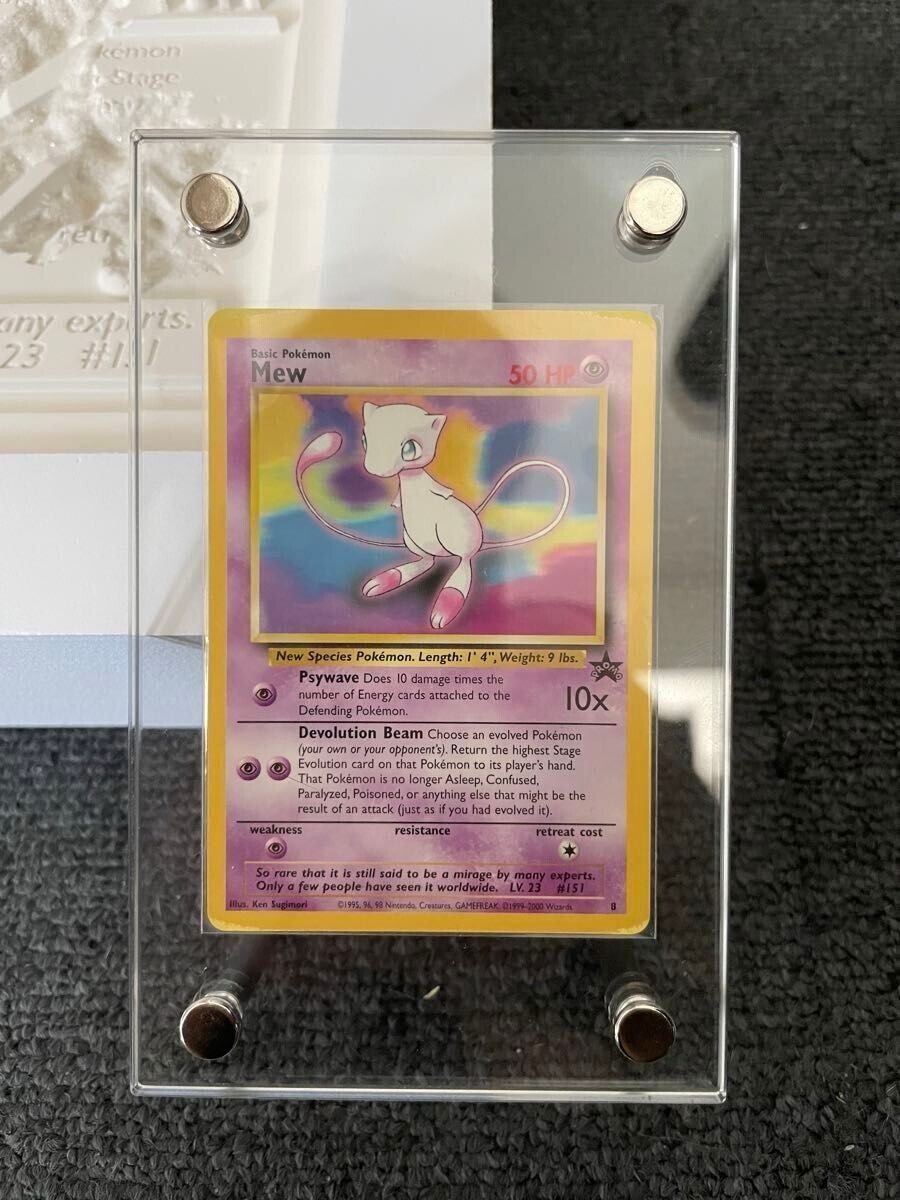 Pokémon Daniel Arsham Collaboration Crystalized Mew Card Pokémon Daniel Arsham Collaboration Crystalized Mew Card