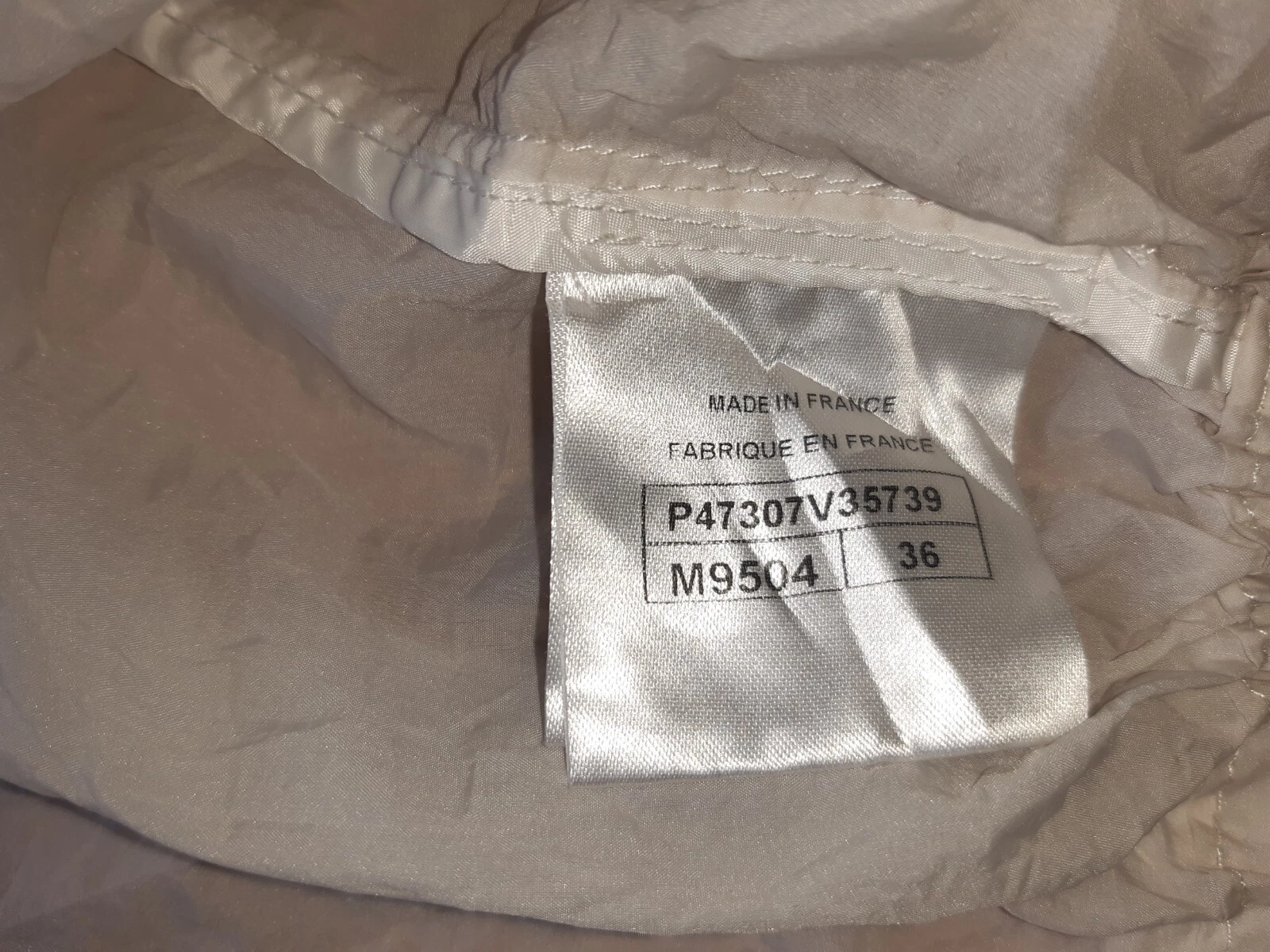 Autentica giacca bianca Chanel taglia 36 made in France