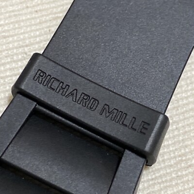 Authentic Richard Mille Black Rubber Strap-Band 11M | eBay