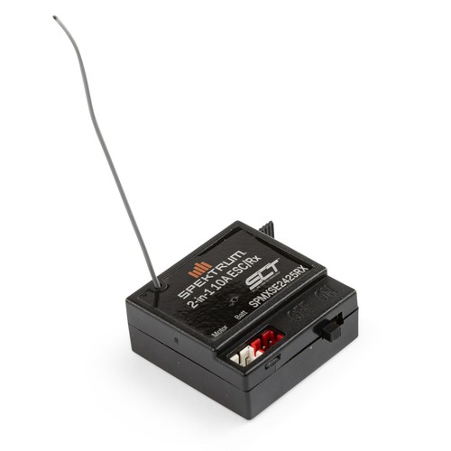 Spektrum SPMXSE2425RX 10 Amp Brushed 2-in-1 ESC / SLT Receiver Combo: 1/24 Scale - Picture 2 of 4