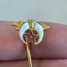 Vintage Shriners Stick Pin Lapel Pin Member