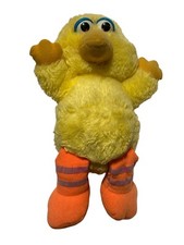 Hasbro Softies Plush Baby Big Bird 11" Stuffed Animal Preschool Sesame Street