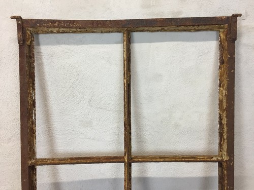 Altes großes Metallfenster Sprossenfenster Fenster Fensterrahmen H95B70,5cm - Bild 2 von 11