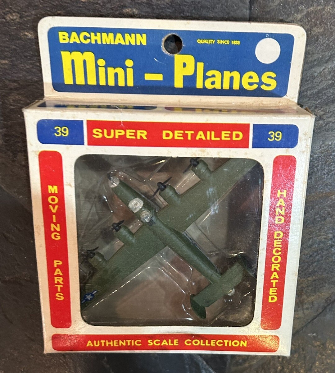 Bachmann Mini-Planes B-24D Liberator #39 Complete In Box