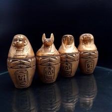 Rare Ancient Egyptian Canopic Pharaonic Statue Antiques - Authentic Antique Egyp