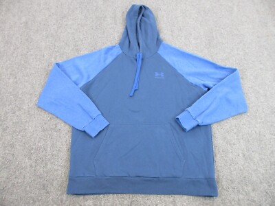 Under Armour Sweater Mens 2XL XXL Blue Hoodie Sweatshirt